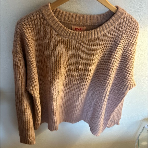 Evri Sweater Pale Rose Pink size 1X Women - Picture 2 of 10